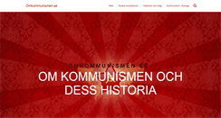 Desktop Screenshot of omkommunismen.se